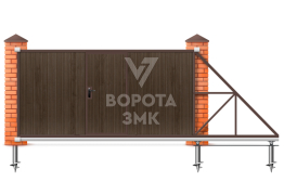 Откатные ворота 9 м 9000×2000 ЗМК-8174